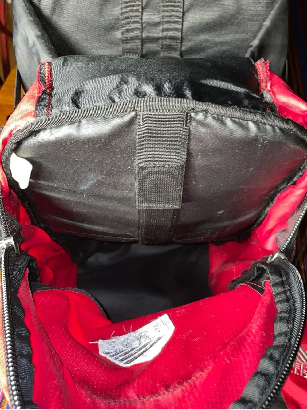 Kelty Kids TC 2.0 Red Charcoal Child Baby Backpack GUC Padded Straps Waist Belt